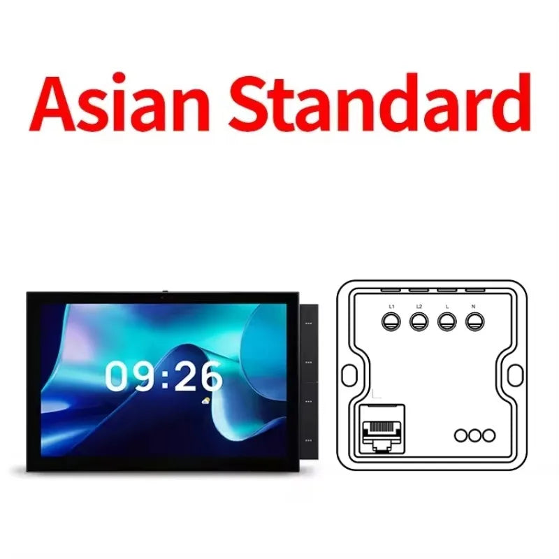 Smart Home Control Panel 10Inch Multilingual Touch Screen Built-In Bluetooth Zigbee Gateway Multifunction Scene Switch WIFI