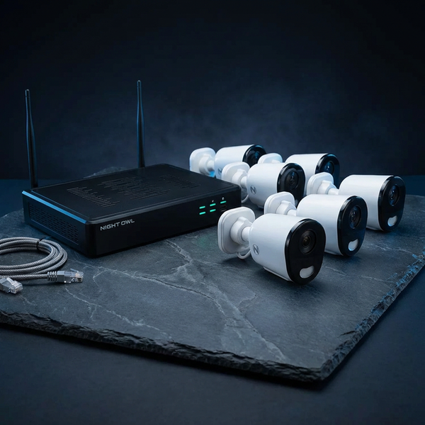 10 Channel 4K Resolution 1TB Wi-Fi NVR Security System and 6 Wi-Fi IP 4K Cameras