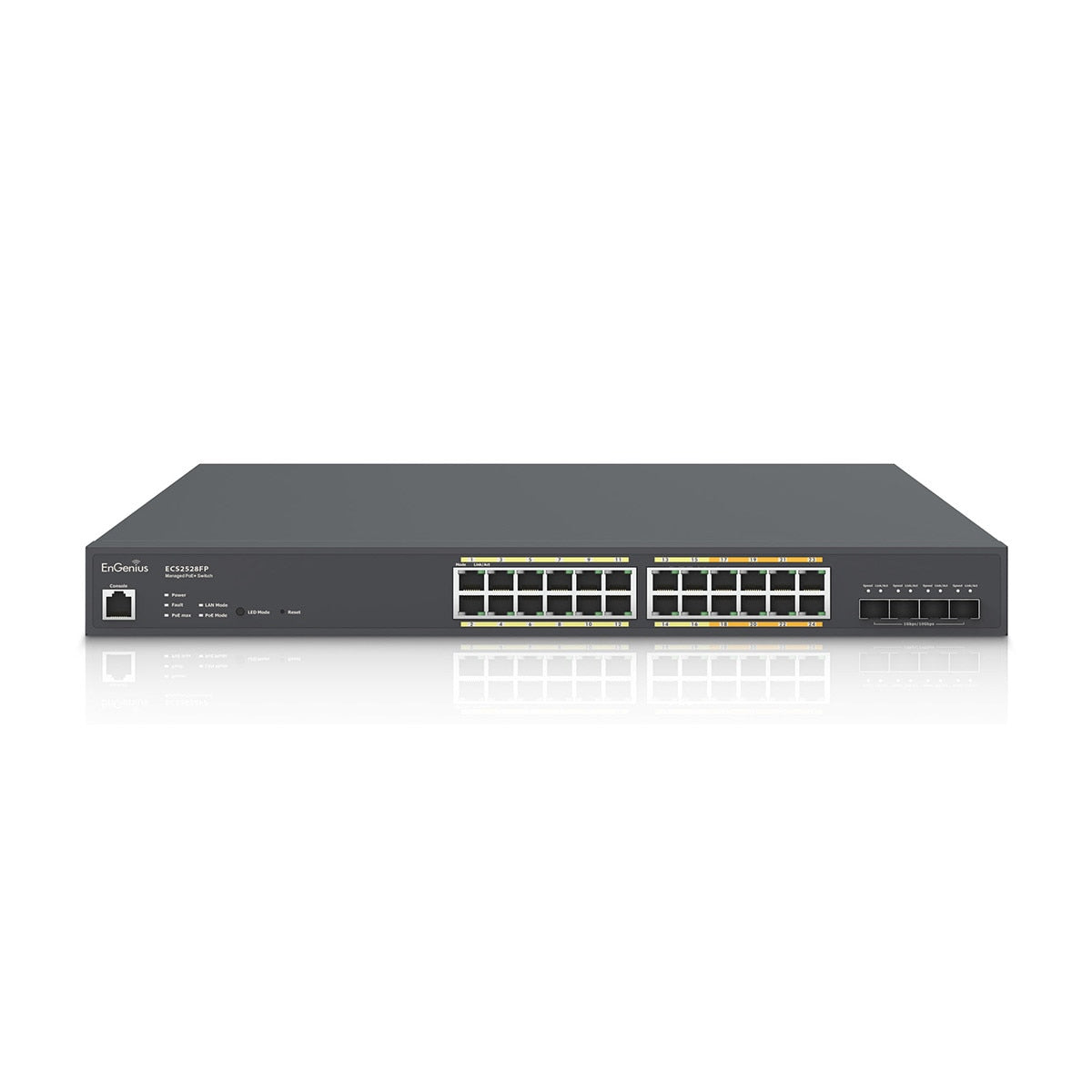 IC Realtime ECS2528FP Engenius Technologies ECS2528FP Cloud 24-Port 410W POE+ Switch product image 1