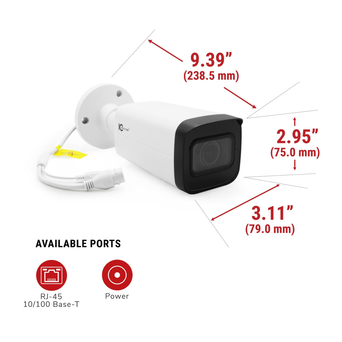 IC Realtime IPEG-B40V-IRW3 4MP Bullet Camera - product image 5