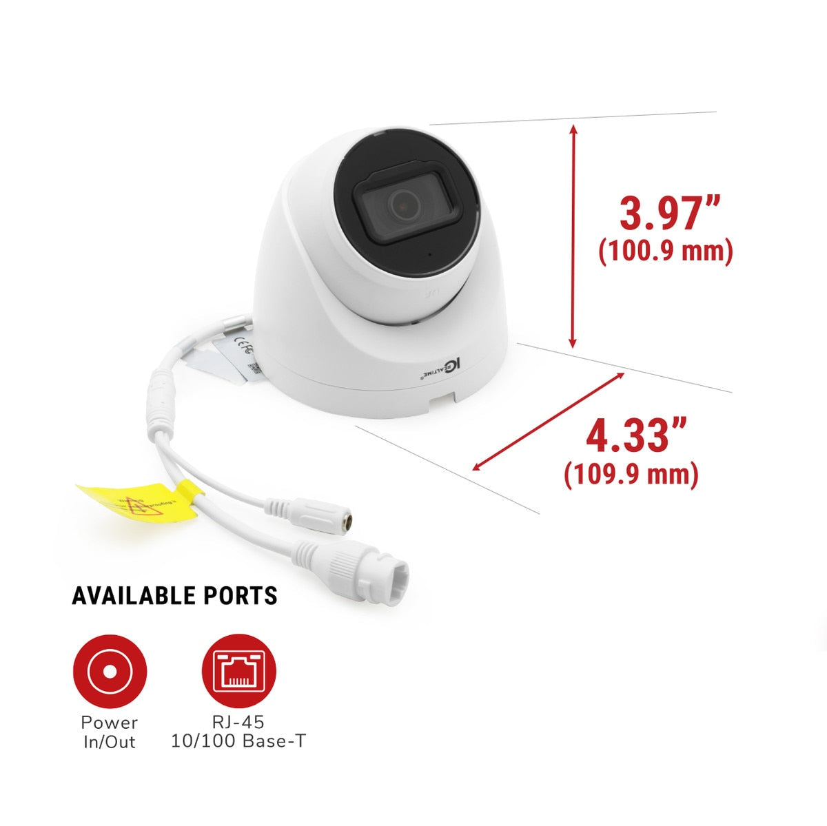 IC Realtime IPEG-E40F-IRW3 4MP Eyeball/Turret Camera - product image 6