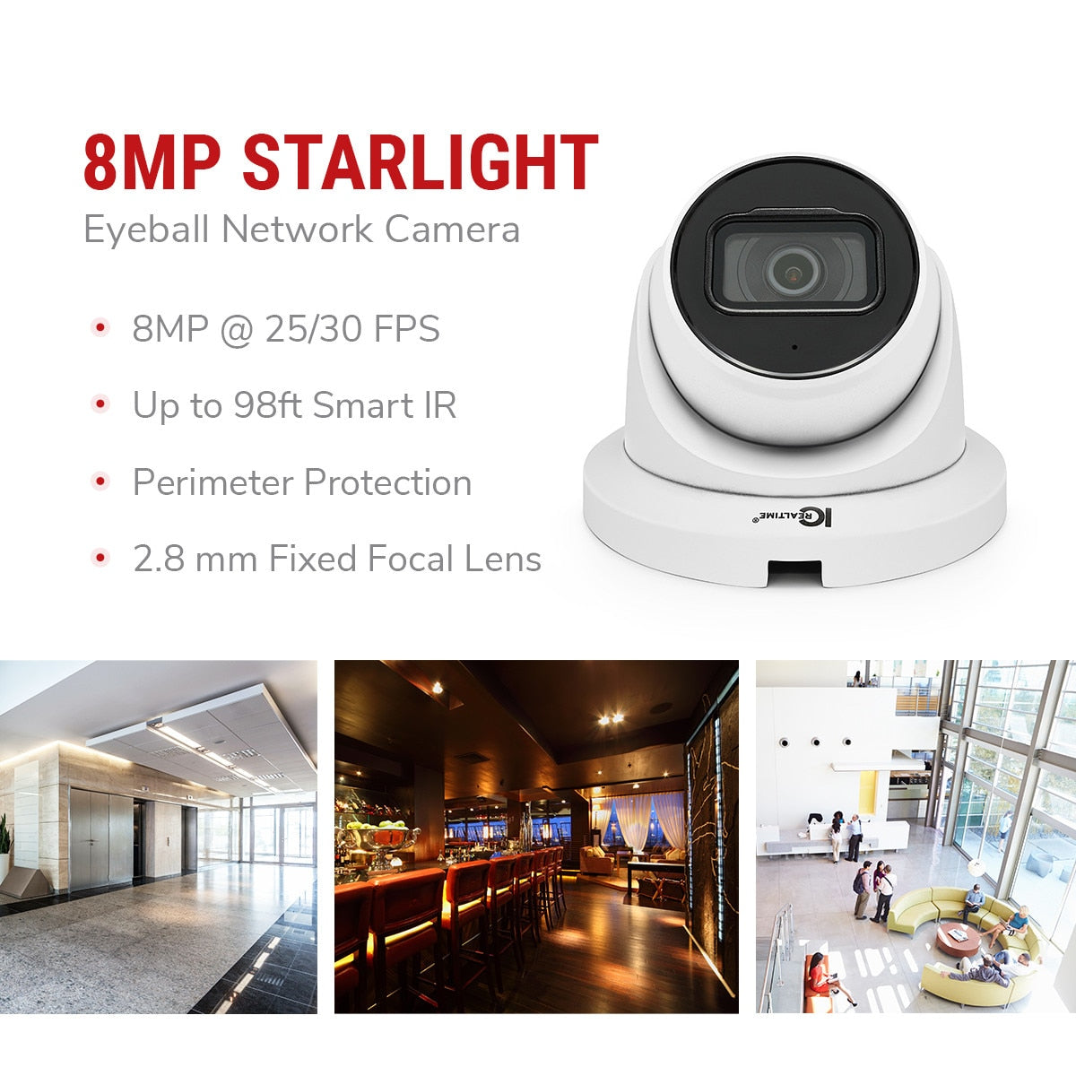 IC Realtime IPEL-E80F-IRW3 8MP Eyeball/Turret Camera - product image 7