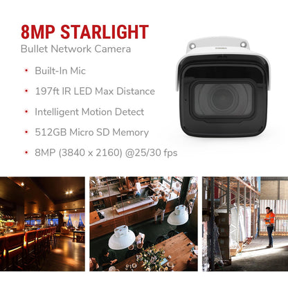 IC Realtime IPFX-B80V-IRW3 8MP Bullet Camera - product image 6