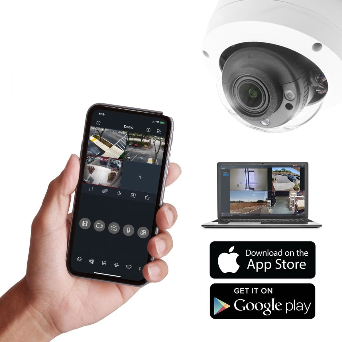 IC Realtime IPFX-D40V-IRW3 4MP Vandal Dome Camera - product image 12