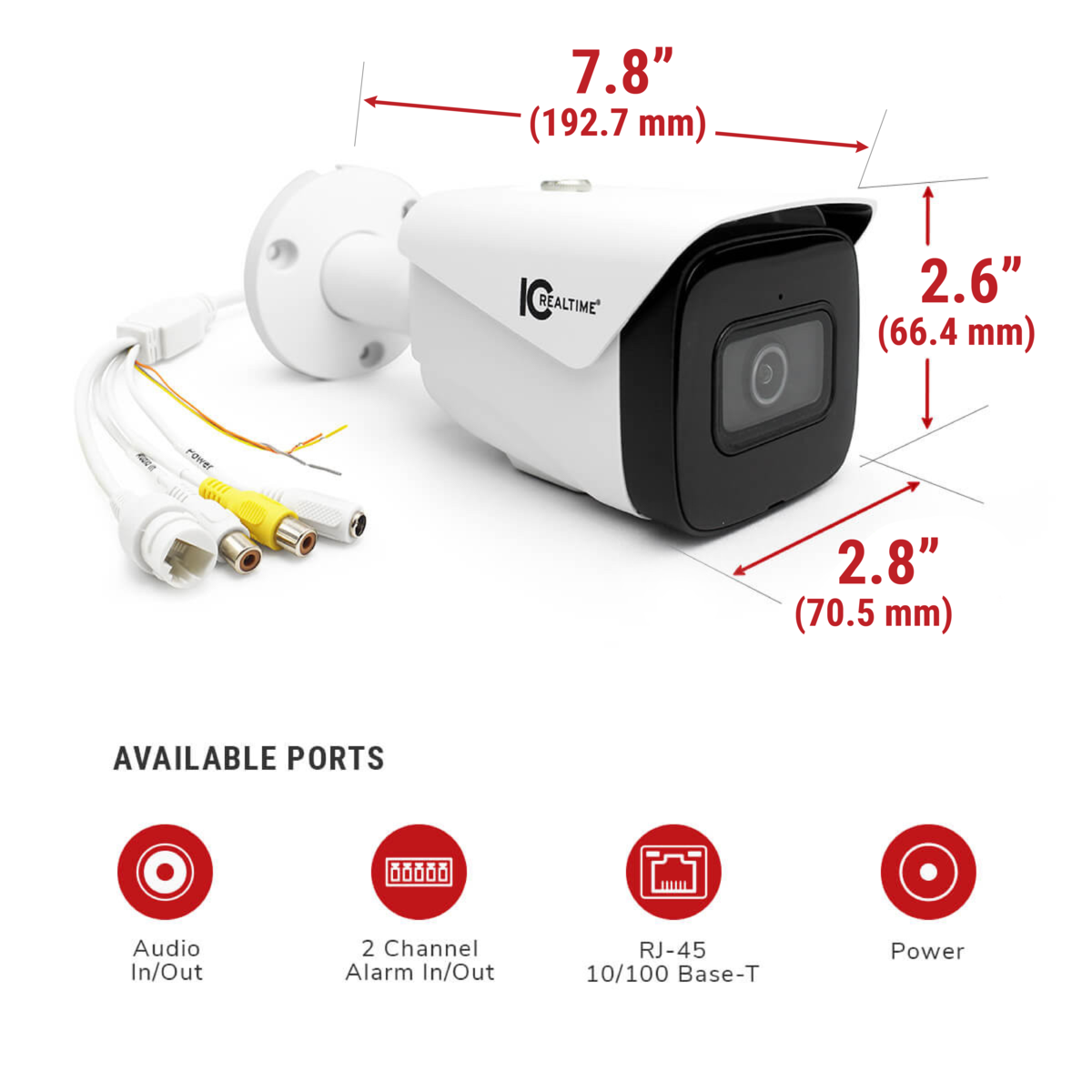 IC Realtime IPMX-B40F-IRW3 4MP Bullet Camera - product image 6