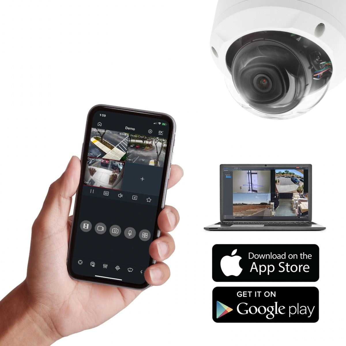 IC Realtime IPMX-D40F-IRW3 4MP Vandal Dome Camera - product image 12