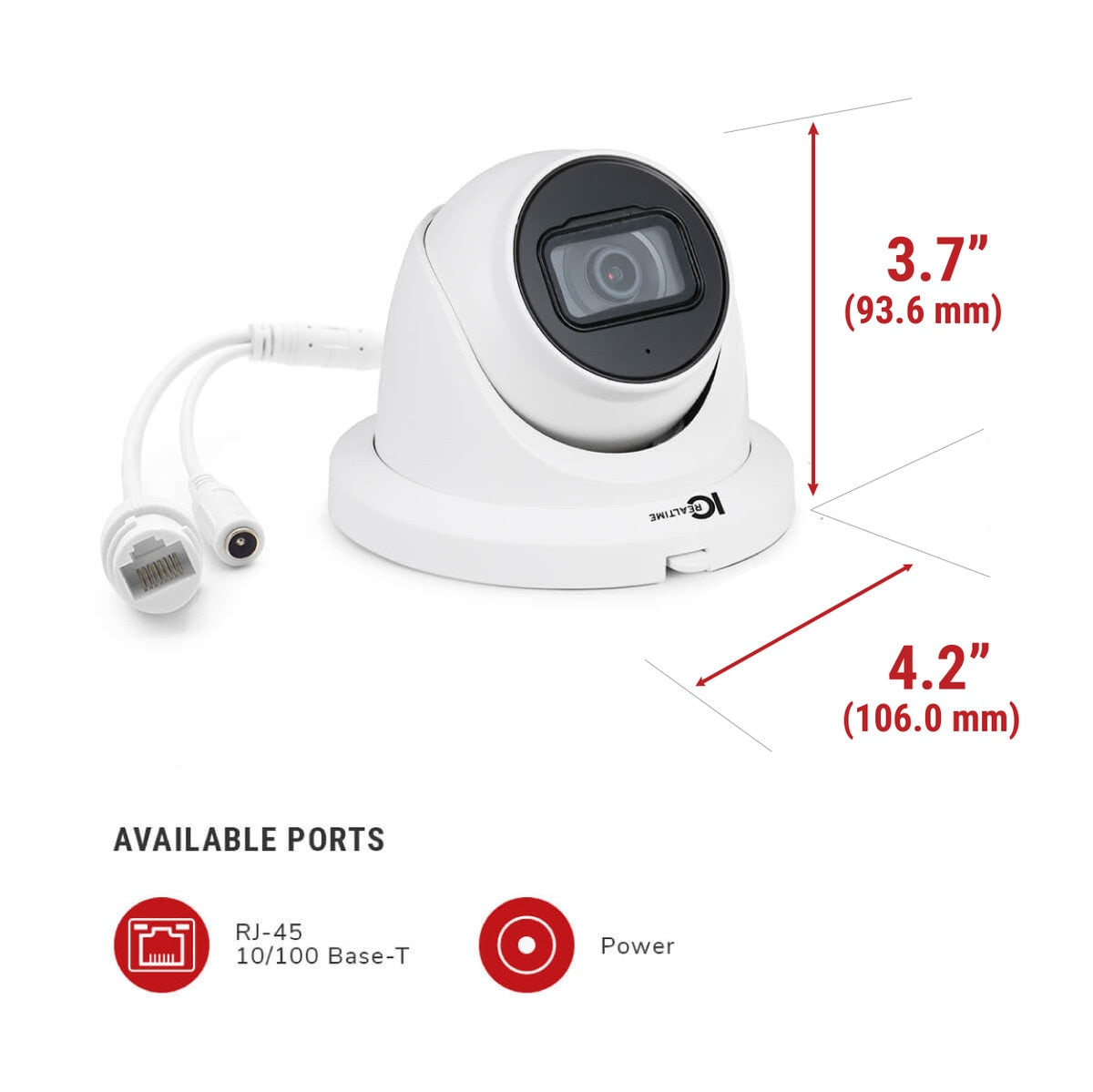 IC Realtime IPMX-E40F-IRW3 4MP Eyeball/Turret Camera - product image 6
