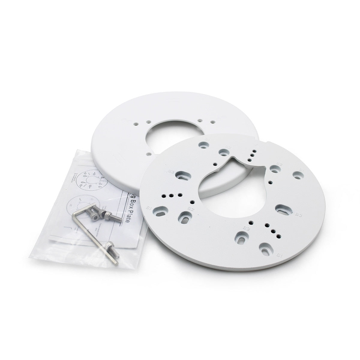 IC Realtime MNT-GB-PLATE-1 Electrical Gang Box Adapter For 4" Single And Double Gang Boxes