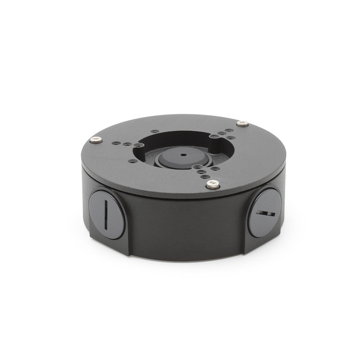 IC Realtime MNT-JUNCTIONBOX-1-B Round Black Junction Box For Mini Domes And Round Base Bullets
