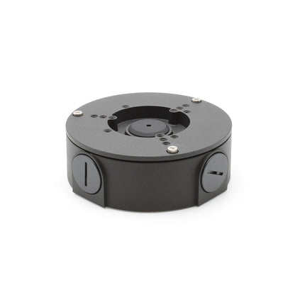 IC Realtime MNT-JUNCTIONBOX-1-B Round Black Junction Box For Mini Domes And Round Base Bullets