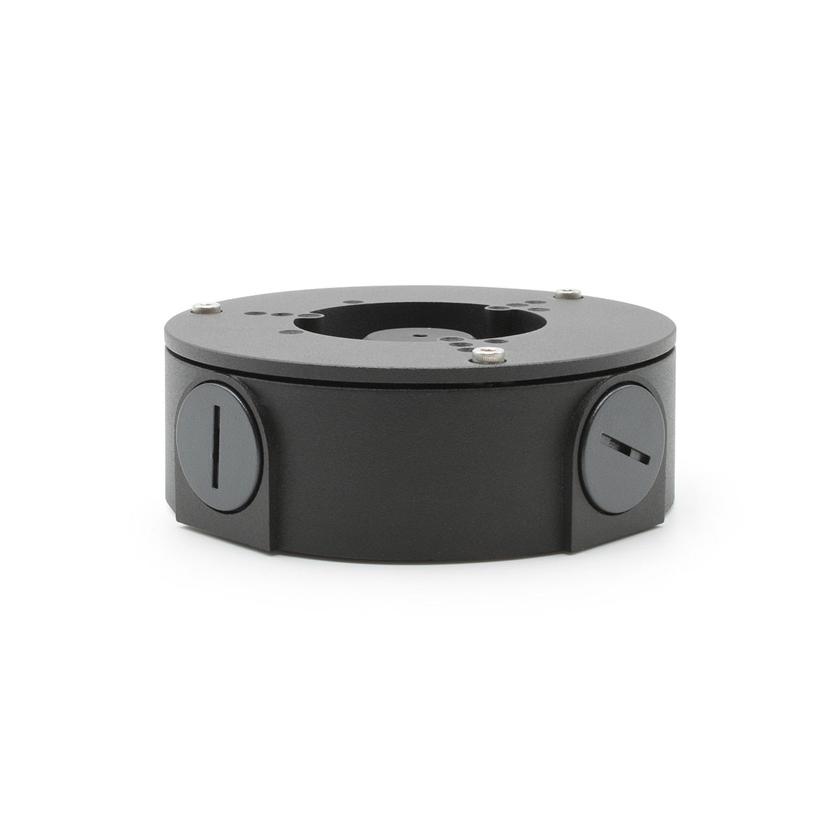 IC Realtime MNT-JUNCTIONBOX-1-B Round Black Junction Box For Mini Domes And Round Base Bullets - image 2