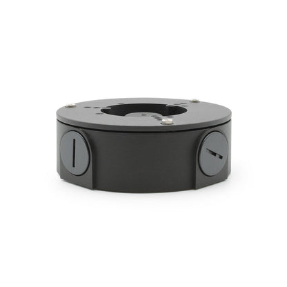 IC Realtime MNT-JUNCTIONBOX-1-B Round Black Junction Box For Mini Domes And Round Base Bullets - image 2