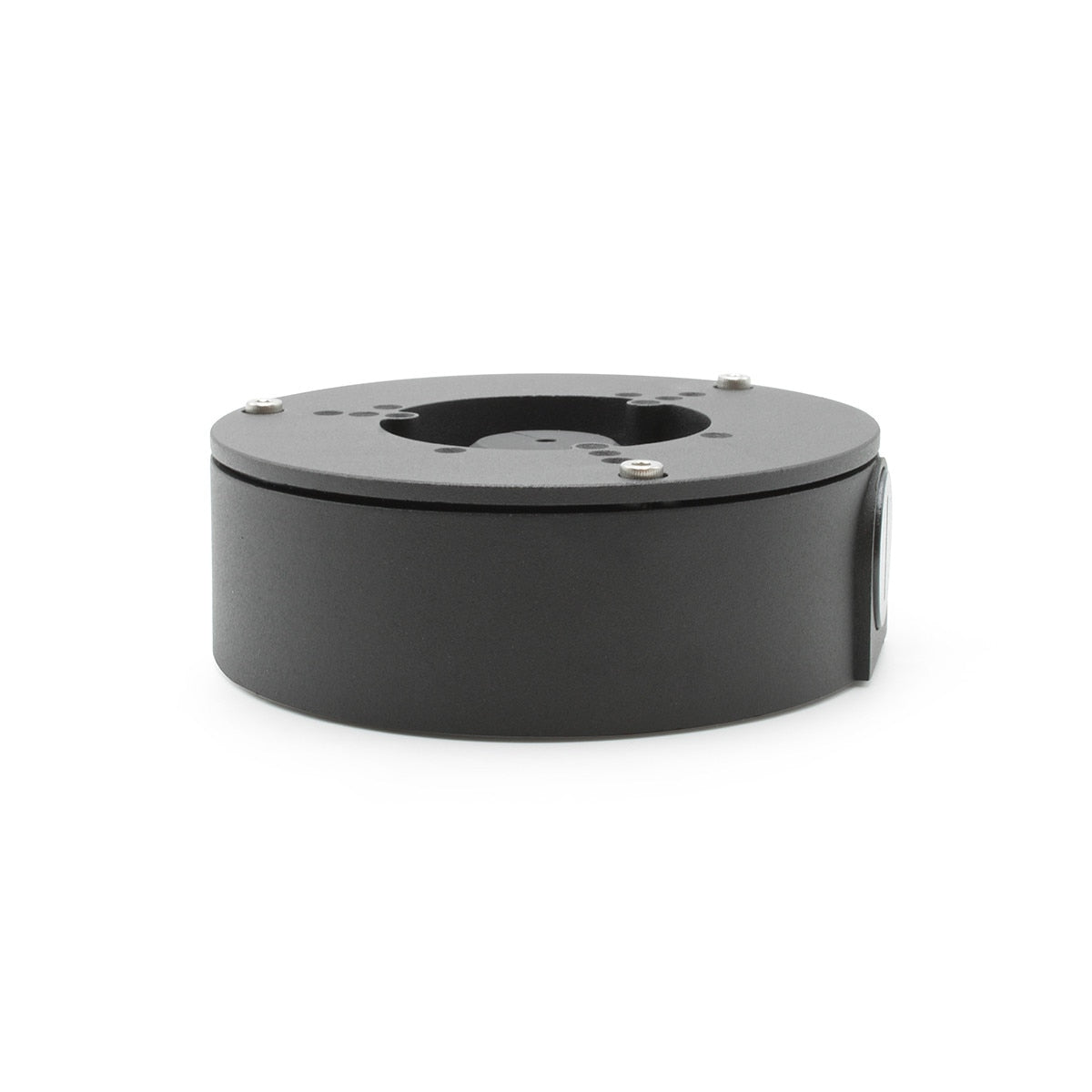 IC Realtime MNT-JUNCTIONBOX-1-B Round Black Junction Box For Mini Domes And Round Base Bullets - image 3