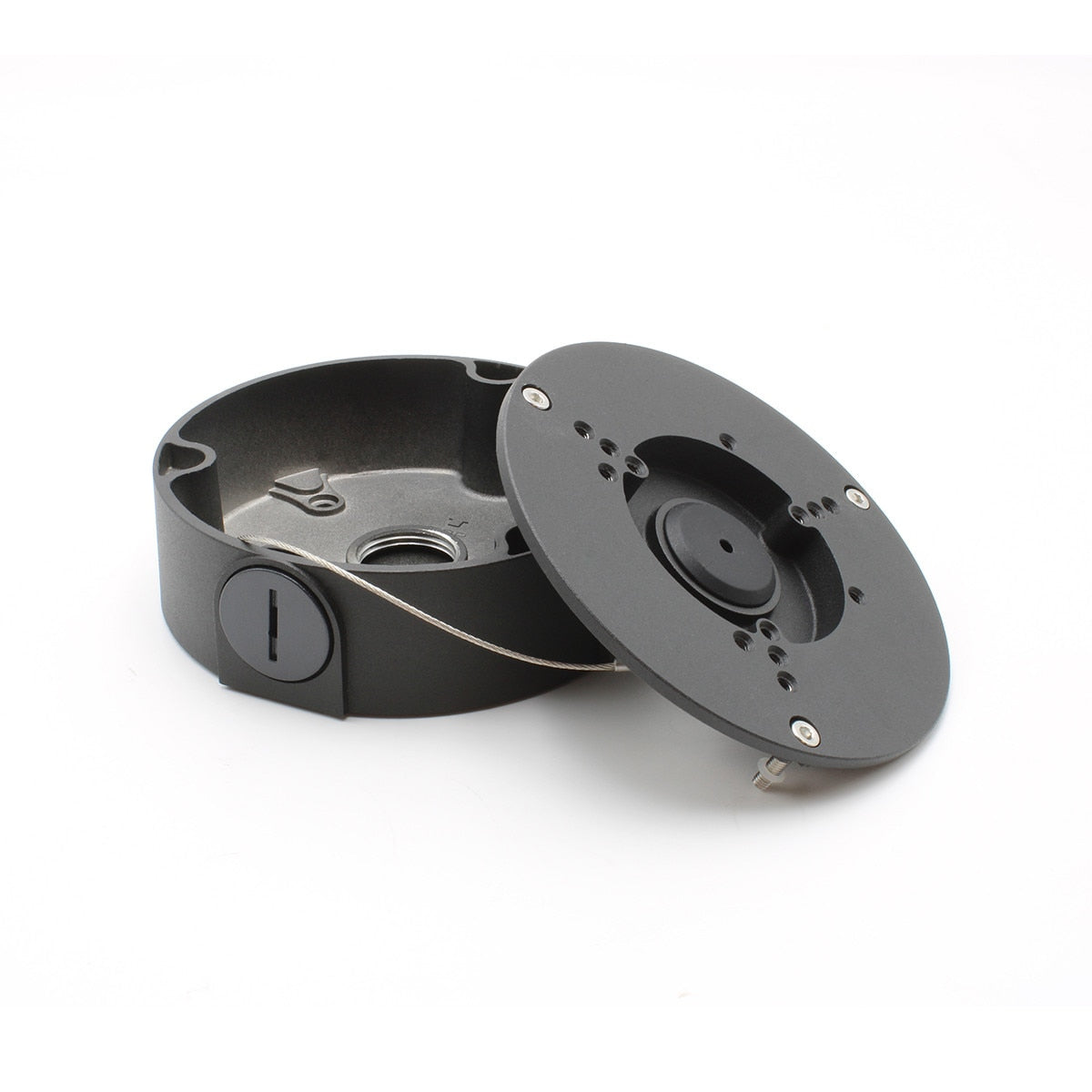 IC Realtime MNT-JUNCTIONBOX-1-B Round Black Junction Box For Mini Domes And Round Base Bullets - image 6