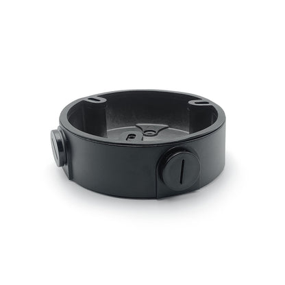 IC Realtime MNT-JUNCTIONBOX-6-B Outdoor Round Junction Box For Mini Vandal Domes, Black