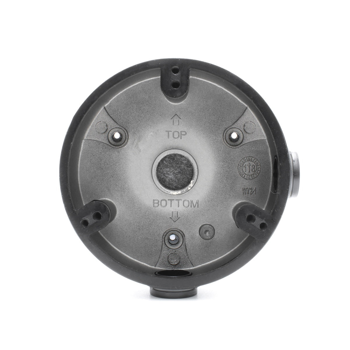 IC Realtime MNT-JUNCTIONBOX-7-B Outdoor Round Junction Box Mid Size Vandal Domes, Black - image 5