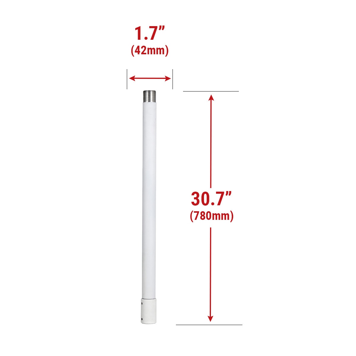 IC Realtime MNT-POLEXT-30 30" Extension Poles For MNT-CEILING-30 - image 2