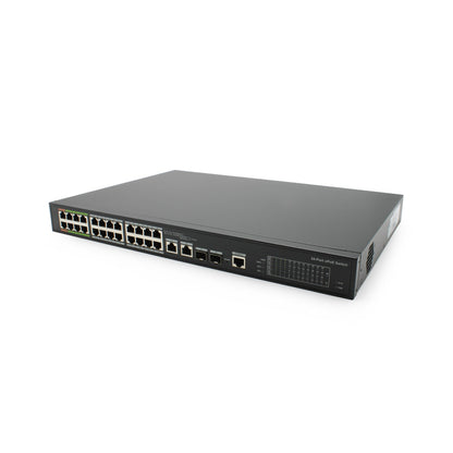 IC Realtime PWR-EPOE-24-V2 24 Port Full Gigabit Epoe Switch 360W Max