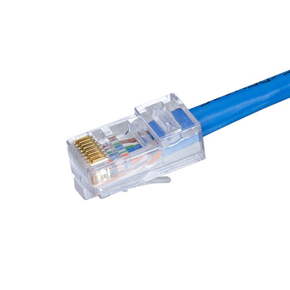 IC Realtime S45-1000 Standard CAT5E UTP RJ45 Modular Plugs, Blue Tint - image 5
