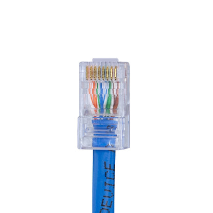 IC Realtime S45-1000 Standard CAT5E UTP RJ45 Modular Plugs, Blue Tint - image 6