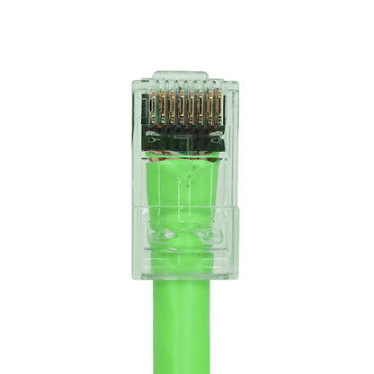 IC Realtime S45-1100 Standard Cat6/6a UTP RJ45 Modular Plugs With Bar45™ Hi/lo Stagger, Green - image 5