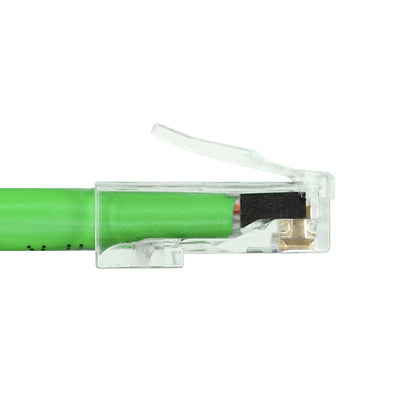 IC Realtime S45-1100 Standard Cat6/6a UTP RJ45 Modular Plugs With Bar45™ Hi/lo Stagger, Green - image 6