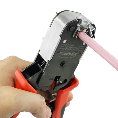 IC Realtime S45-C101 PROSeries Heavy Duty RJ45 Crimp Tool For All S45 Brand UTP & STP RJ45 - image 5