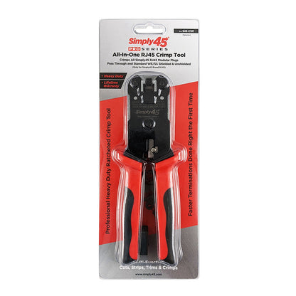 IC Realtime S45-C101 PROSeries Heavy Duty RJ45 Crimp Tool For All S45 Brand UTP & STP RJ45 - image 7