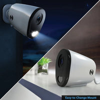 10 Channel 4K Resolution 1TB Wi-Fi NVR Security System and 6 Wi-Fi IP 4K Cameras