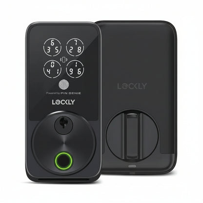 Lockly Secure Pro Zeno Series Smart Door Lock,Fingerprint Keyless Entry Door Lock for Front Door with Apple Home Key,Built-In Wi