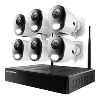 10 Channel 4K Resolution 1TB Wi-Fi NVR Security System and 6 Wi-Fi IP 4K Cameras